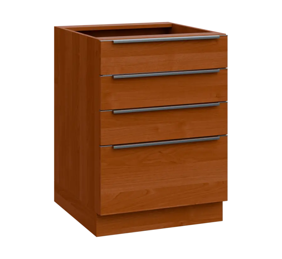 SIS - 6Z41 spodní skříňka, 4-zásuvková, 870x600x600, olše jantar